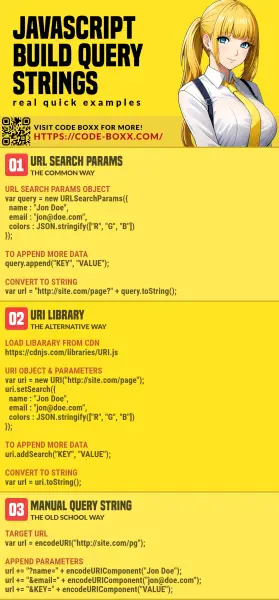 3 Ways To Build Query Strings In Javascript (Simple Examples)