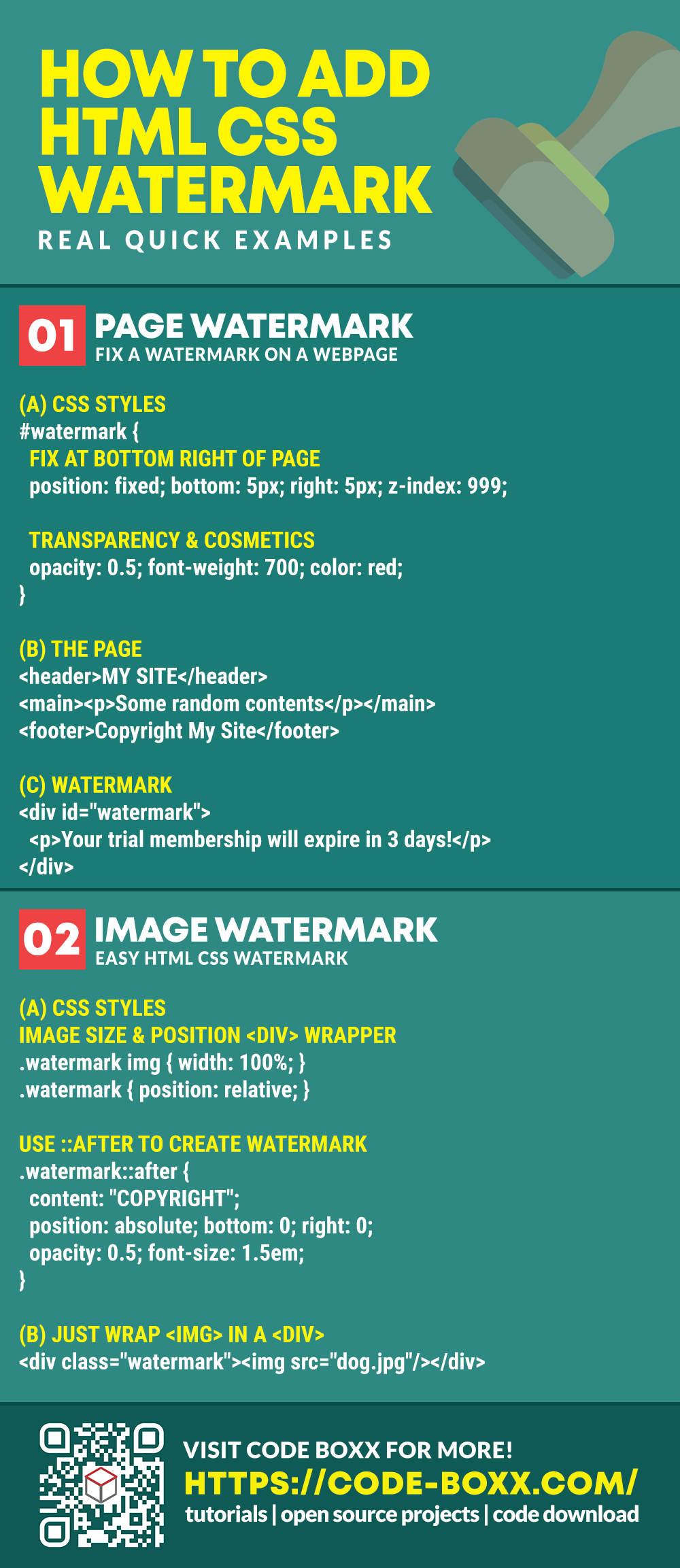 how-to-add-watermark-in-html-css-simple-examples-askorhelp